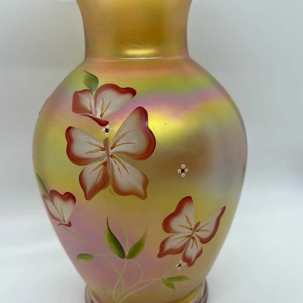 Vintage Fenton Iridescent Gold 